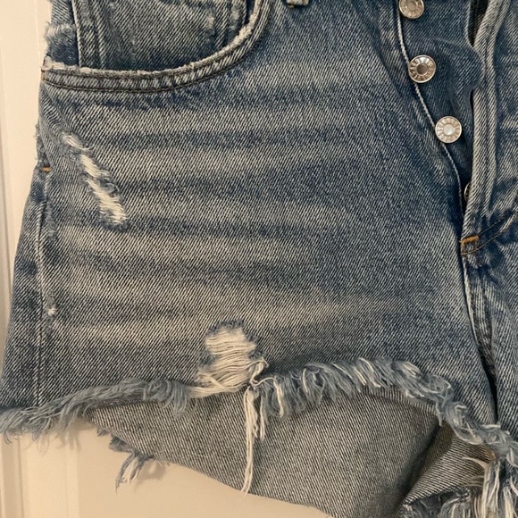 AGOLDE Parker High Wasited Jean Shorts - Picture 15 of 15